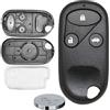 mt key Auto chiave telecomando 1 X di 3 tasti + 1 X CR2025 batteria per Honda
