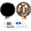 Generic Schermo LCD per Realme Watch S PRO LCD Display Digitizer Vetro Touch Schermo Ricambio Assembly (Nero)