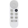 Hesupy Custodia in silicone morbida per Chromecast Telecomando Coperchio di protezione Guscio protettivo per Google TV 2020 Telecomando vocale (white)