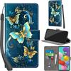 Haninsuze Custodia per Samsung Galaxy A51 con 3 slot per schede di credito Chiusura magnetica Cavalletto Antiurto Protettiva Portafoglio in pelle Custodia a libro Flip Case