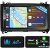 Woibugee Android Car Radio Wireless CarPlay per Mercedes-Benz A Class/B Class / W245 Viano Vito W639 Sprinter 8-Core 4G + 64G con Schermo 9 Pollici 4G WiFi Bluetooth RDS NAV