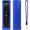 SAMTN Custodia remota per VIZIO XRT140R/136R, Pelle protettiva in silicone per controller, Copertura protettiva (Blu)