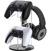 Generic Supporto per controller in acrilico - Controller Desk Mounts, comodo accessorio per desk - 2 livelli per controller in acrilico - Espositore, supporto per cuffie e supporti da scrivania per controller