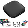 Astraon Carplay - Adattatore wireless per auto Android e Carplay, con supporto Netflix e YouTube, adattatore Bluetooth per auto, slot per schede TF, Plug & Play per connettività senza interruzioni