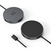 Minthouz Caricabatterie wireless per Samsung, 15 W, MagSafe per iPhone 17/16/15/14/13, Airpods 2/3/4/Pro, nero