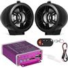 OUNONA Altoparlanti per moto Altoparlanti per motociclette Amplificatore Audio Sound System Altoparlanti per moto Radio Sound System