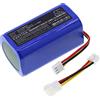 TECHTEK batterie compatibile con [Proscenic] per 800T, per 820S, per 820T, per 830T, per PR-800T, per PR-820T, per PR-830S, per PR-830T, sostituisce [Ropo] per glass 3