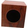 NUOBESTY Casse per Altoparlanti Auto Compatte Scatole Audio per Subwoofer Veicoli Contenitori Altoparlanti Legno Robusto Vuoto Messa Punto