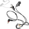 Earpiece Hub EARPIECEHUB - Auricolare compatibile con Motorola SL300, SL1600, SL2600, SL4000, SL7550, SL1K, TLK100, TLK110, SLN1000, con microfono Palm PTT, tubo acustico nascosto
