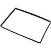 EHWLFVX Salvaschermo Per Tesla Per Model 3 Y Cornice Protettiva Silicone Display Controllo Centrale Protezione Schermo Navigazione Accessori Per Auto(Black)