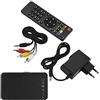 Socobeta Lettore multimediale HD Lettore audio e video HDMI 1080P con telecomando IR 110V-240V(Spina UE)