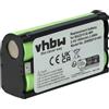 vhbw batteria sostituisce Sennheiser BA2015, BA-2015 per microfono (1500mAh, 2,4V, NiMH)