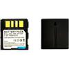 ERYNK VF707 Batteria di ricambio per JVC GZ-MC100 GZ-MC200 GZ-MC500 GZ-MG20 GZ-MG505 GR-D239 GR-D240 GR-D250 GR-D270