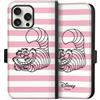 DeinDesign Custodia a portafoglio compatibile con Apple iPhone 15 Pro Max Custodia per cellulare di similpelle nera Cover a libro Alice nel paese delle meraviglie Prodotto ufficiale su licenza Disney