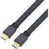 Techly 106305 Cavo HDMI 2.0 High Speed con Ethernet A/A M/M Piatto 5m Nero