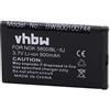 vhbw Batteria per Nokia 5800, X6-00 8GB, X6-00 16GB, X6-00 32GB, X6-00 Navi Edition 16GB sostituisce BL-5J.