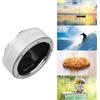Fesjoy EF EF-S a R RF Anello Adattatore Messa a Fuoco Automatica Veloce Stabilizzazione IS per Fotocamere Full Frame, Materiale in Lega di Alluminio (Bianca)