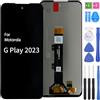 iYAiYO Schermo LCD Display Digitalizzatore Touch Screen Ricambio Compatibile con Motorola G Play 2023 XT2271-4 Schermo Completo con Strumenti-Nero