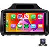 Ecpuk Autoradio Stereo Per Toyo-ta Scion IQ 2008-2016 Con CarPlay Wireless Android Auto,Touchscreen IPS Da 9'' Con Bluetooth 5.0 Navigazione GPS WiFi SWC 32EQ FM DSP USB + Telecamera Di Backup AH(Size:M100)