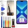 ERYNK Display LCD per Honor 8X (Honor 9X LITE) JSN-L22, JSN-L42, JSN-L11, JSN-L21, JSN-L21 [con impronte digitali] [6,5 pollici] display LCD Touch Screen Digitizer con set di attrezzi