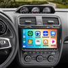 Surakey 2+32G Autoradio per VW Scirocco 2009-2014 con Carplay Android Auto, 9 pollici Touchscreen Lettore Ricevitore Multimediale Digitale con Bluetooth WiFi FM RDS SWC telecamera di retromarcia