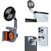 Hosann Century Supporto magnetico per telefono per Tesla Model Y/3/S/X, per MagSafe Supporto magnetico da cruscotto per Tesla, supporto estensibile per monitor PC, compatibile con tutti i telefoni