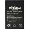 vhbw batteria sostituisce Nokia BP-4L per smartphone cellulare (1700mAh, 3,7V, Li-Ion)