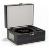 Yintiny Lettore CD portatile vintage con connettività Bluetooth, esterno in pelle