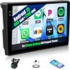 GOHHDL Android 15, 4G+128G GOHHDL Autoradio per Citroen Berlingo B9 2008-2017/Peugeot Partner 2008-2019 con Carplay Android Auto, Touch Radio da 9 Pollici 2Din con GPSWiFi BT FM/RDS EQ SWC Retrocamera&MIC