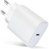 Leyf Caricatore USB-C da 20 W, adattatore di ricarica rapida compatto con 1 porta per smartphone, tablet e altro ancora, ideale per casa, ufficio e viaggi, alimentatore di rete