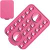 Generic Supporto adesivo per cellulare, in silicone, 8,9 x 6 x 0,7 cm, con magnetica da 50 g, per porte, pareti, finestre, registrazioni video, viaggi, bagno