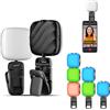 aiworth Luce LED per Selfie con Clip - Luci di Riempimento Portatile Ricaricabili Supporto retrattile Illuminazione per Computer Tablet Telefono Videocamera Vlog Fotografia Live Streaming