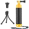 SOONSUN Impugnatura galleggiante impermeabile per GoPro Hero 13 12 11 10 9 8 7 6 5 4 3+ 2, Session, Fusion, Max, SJCAM, AKASO, DJI Osmo Action, Handler e maniglia di montaggio accessori per action