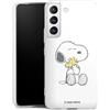 DeinDesign Custodia sottilissima compatibile con Samsung Galaxy S22 Custodia per cellulare di silicone trasparente Cover semplice Peanuts Snoopy Amore