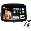 PLKEQS Android 15 Autoradio SAT Navi per H-Onda Edix FRV(2004-2009) Lettore multimediale Touchscreen da 9 Pollici con Wireless Carplay GPS Navigazione FM RDS Bluetooth 5G-WiFi SWC DSP,M150s