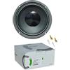 GK SOUND 1 CIARE CW162 mid woofer da 16,5 cm 165 mm 6,5 di diametro, da 90 watt rms e 200 watt max, impedenza 4 ohm, 91 db, sospensione in gomma, per auto, 1 pezzo + faston di montaggio