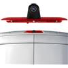 CAMECHO Luce di Stop Telecamera di Retromarcia HD Visione Notturna IP67 Telecamera Impermeabile per Ford Transit 2015-2017 Terza luce di stop con Grandangolo 140°, 12V, Connessione Cablata 10M