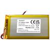 XINLANTECH Batteria di ricambio da 5000 mAh per Vtech RM7764HDV2, RM5854HD, RM7766HD, VM5263, VC2105, RM7868 2HD, VM928HD, VM901, RM5766HD, VM919HD, LF915HD, LF920HD, LF930 2HD Video Babyphone