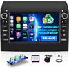 SIXTOP 4G+64G Autoradio Android 15 per Fiat Ducato 2008-2015 Citroen Jumper/Peugeot Boxer 2011-2015 con Wireless Carplay Android Auto, 9 Autoradio Bluetooth WiFi GPS SWC FM RDS+Retrocamera Auto MIC