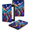 LODMLOER Custodia per 7 Kindle Paperwhite 12ª Generation 2024 per Kindle Colorsoft Signature Edition 2024, Smart Cover con funzione Auto Sleep Wake,Colorato Paesaggio