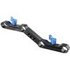 CAMVATE 15 mm morsetto z-forma manopola morsetto staffa per fotocamera DSLR Rig supporto (blu)