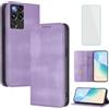 OUEAYIEN Cover per Nubia Red Magic 11 Pro/11 Pro+ Custodia a Libro con Vetro Vio | Blocco RFID,Antiurto,Pelle Portafoglio Case,Porta Carte,Vintage Flip Custodia per RedMagic 11Pro Plus 11Pro+