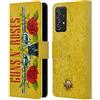Head Case Designs Licenza Ufficiale Guns N' Roses Pistola Vintage Custodia Portafoglio in Pelle Compatibile con Galaxy A52 / A52s / 5G (2021)