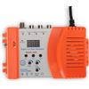 Dpofirs Modulatore da AV a RF, Modulatore RF Digitale per TV, Modulatore VHF UHF Convertitore da AV a RF per Ricevitori Satellitari Videocamere VCR DVD, PAL NTSC