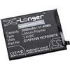 vhbw batteria compatibile con Asus ZenFone Live L1, Live L1 Dual SIM LTE, Live L1 Dual SIM smartphone cellulare (3000mAh, 3,8V, Li-Poly)