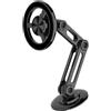 TECKEEN Supporto magnetico per auto, con ventosa, universale, adatto a tutti i telefoni cellulari, rotazione a 360°, sicuro e conveniente
