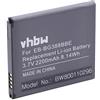 vhbw batteria compatibile con Samsung SM-G388F, SM-G388D, SM-G388, SGH-N533, SC-01H smartphone cellulare (2200mAh, 3,85V, Li-Ion)