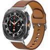 Hatolove Cinturino per Samsung Galaxy Watch Ultra 47mm, Cinturino in Pelle per Galaxy Watch Ultra per Uomo Donna