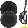 Geekria QuickFit Protein pelle di ricambio per auricolari Plantronics Blackwire C510 C520 C710 C720 H251 H261 H351 H361 Cuffie auricolari per cuffie (nero)