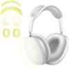 CAPASTEC 1 Set Copri Padiglioni Auricolari in Silicone con Custodia Protettiva in TPU per Cuffie AirPod Max, Accessori per Apple AirPod Max, Giallo